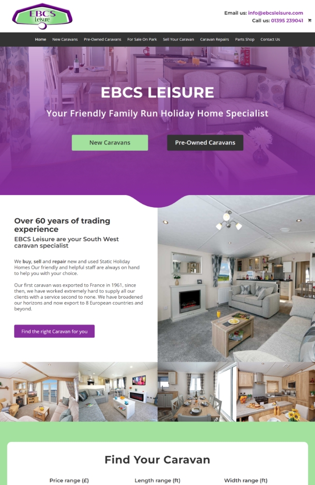 EBCS Leisure Website